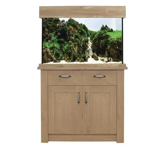 Aqua One OakStyle 145 Aquarium and Cabinet (Yorkshire) - Marine World Aquatics