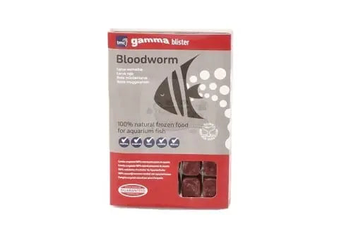 Gamma Concentrated Bloodworm Blister Pack 100g - Marine World Aquatics