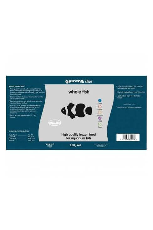 Gamma Slice Whole Fish Flat pack 250g