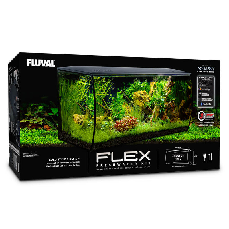 Fluval Flex Aquarium Kit 123 Ltr
