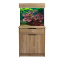Aqua One OakStyle 110 Aquarium and Cabinet (HomeStyle Nash Oak) - Marine World Aquatics
