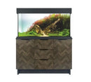 Aqua One OakStyle 230 Aquarium and Cabinet (Anthracite Parquet) - Marine World Aquatics
