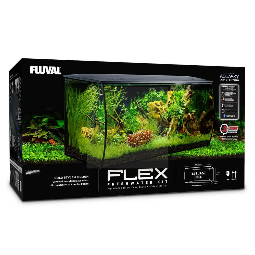 Fluval Flex Aquarium Kit 123 Ltr - Marine World Aquatics