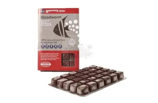 Gamma Concentrated Bloodworm Blister Pack 100g - Marine World Aquatics