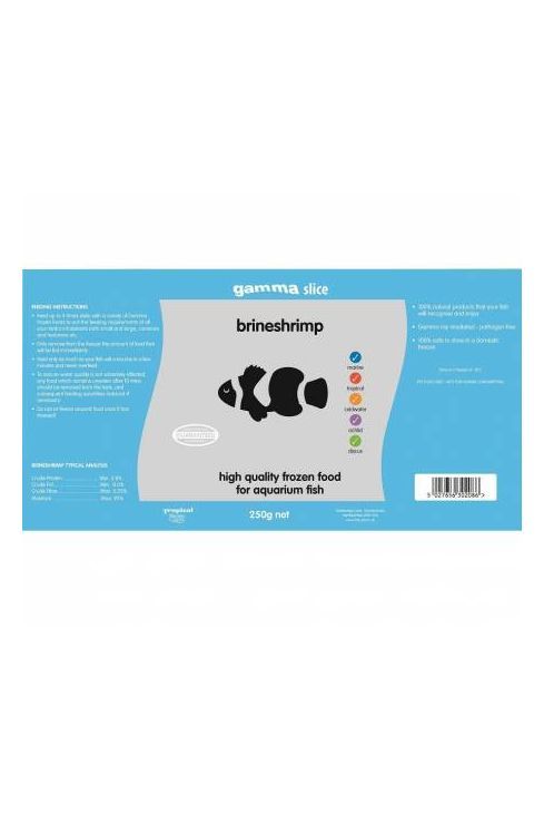 Gamma Slice Brineshrimp Flat pack 250g