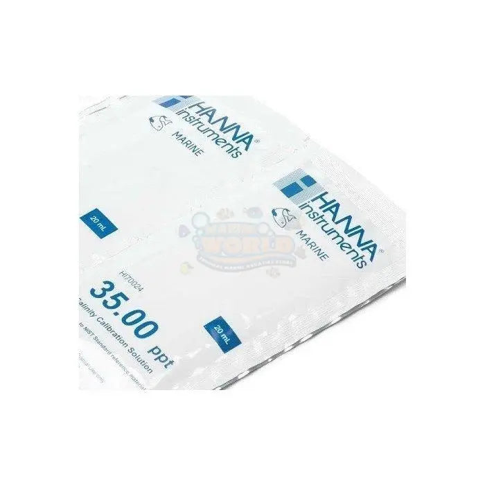 HI-70024P Salinity Standard 35.00ppt 20ml Sachet - Marine World Aquatics