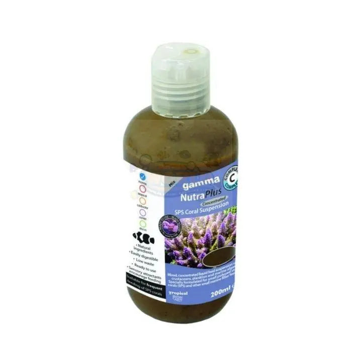 TMC Gamma NutraPlus Mix SPS Coral Suspension 200ml - Marine World Aquatics