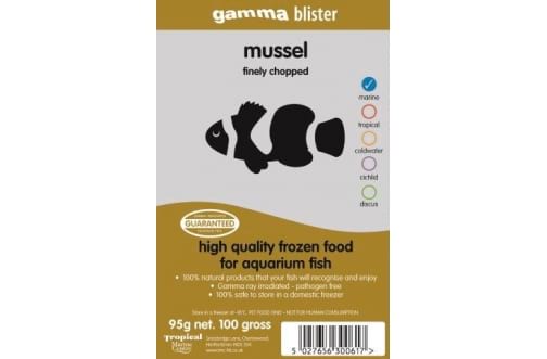 Gamma Fine Chopped Mussel Blister Pack 100g
