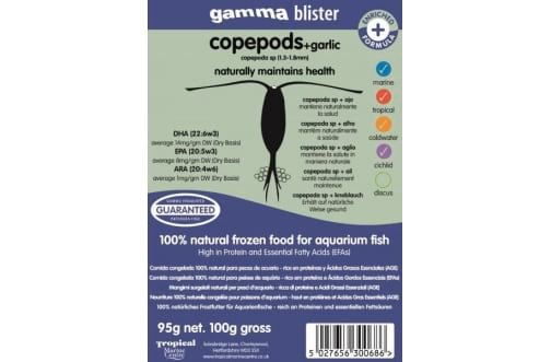 Gamma Copepod + Garlic Blister Pack 100g