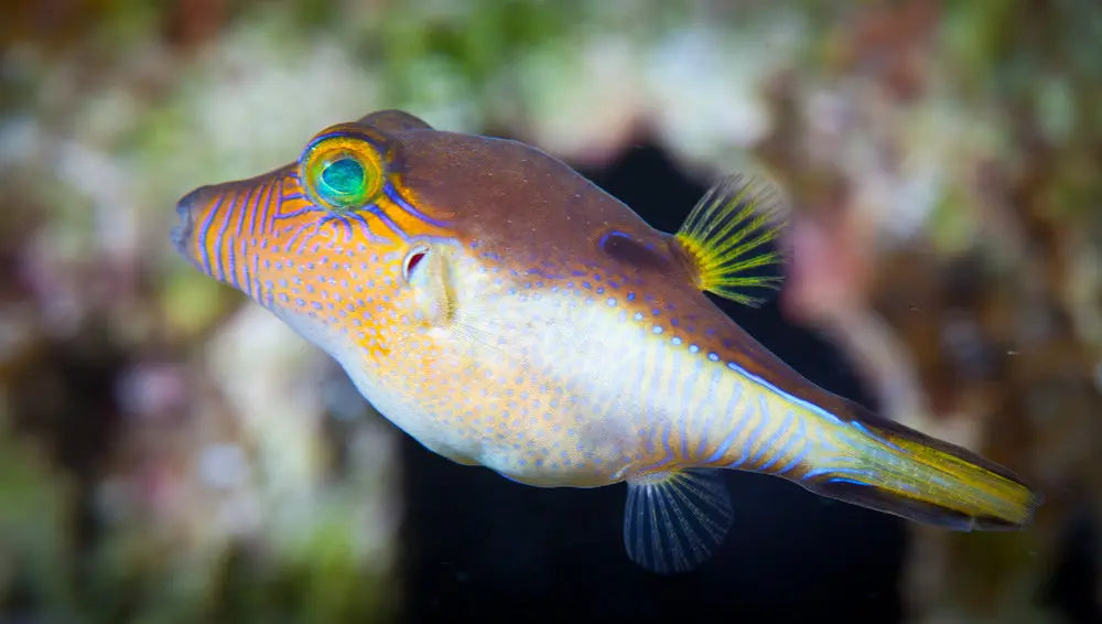 Caribbean White Belly Puffer (Canthigaster rostrata) - Marine World Aquatics