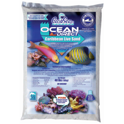 Caribsea Ocean Direct Natural Live Sand (40lb) - Marine World Aquatics
