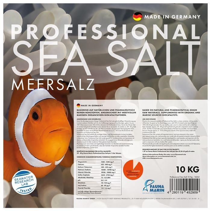 Fauna Marin Professional Sea Salt 10kg - Marine World Aquatics
