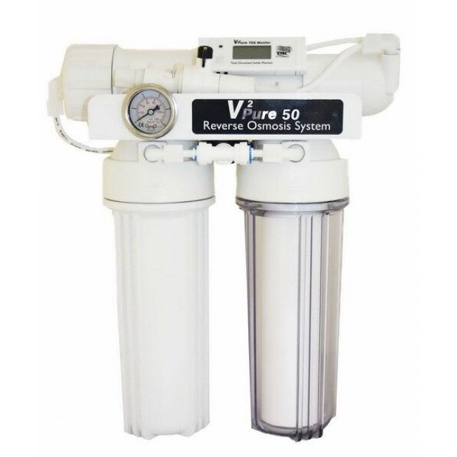 V2 Pure 50 Advanced Reverse Osmosis System with TDS Monitor - Marine World Aquatics
