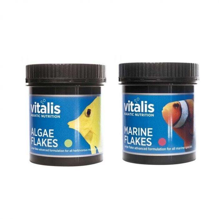 Vitalis Marine & Algae Flakes 15g Twin Bundle - Marine World Aquatics