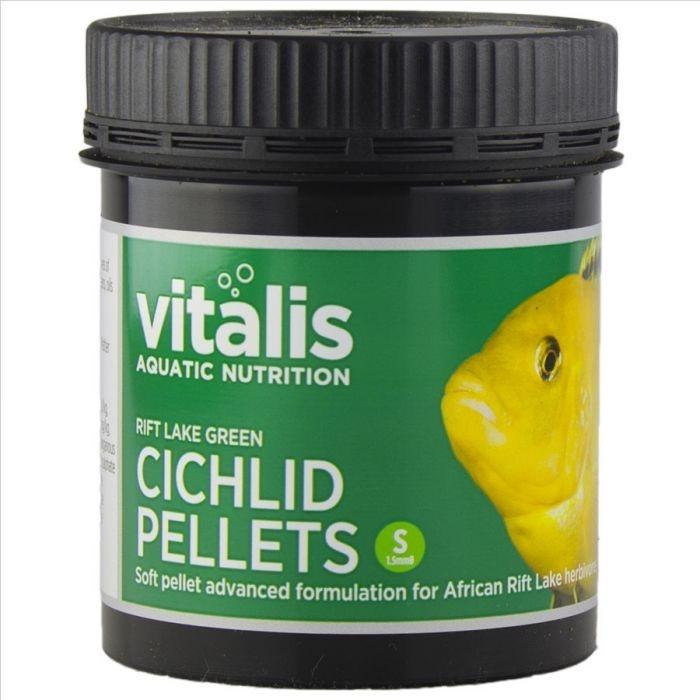 Vitalis Rift Lake Green Cichlid Pellets 120g - Marine World Aquatics